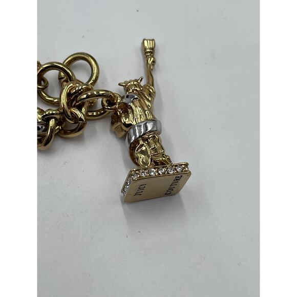 Juicy Couture Statue of Liberty Pink World Globe Eiffel Tower Travel Charms - Picture 5 of 8